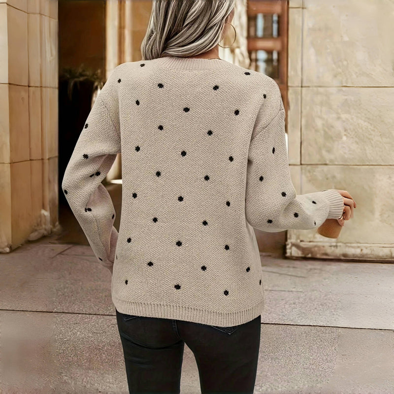 Women's Casual Relaxed Sweater Knitwear for Autumn Winter Layering Cosy Days and Everyday Wear