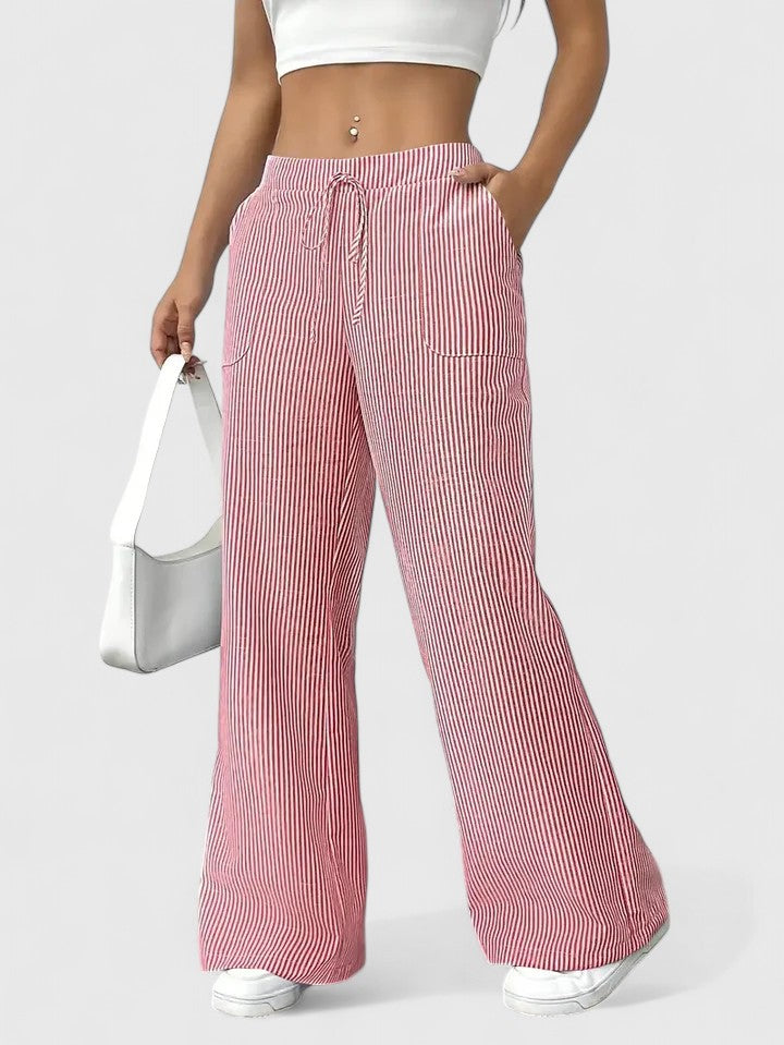 Women's Casual Relaxed Pants Outfit for Work Casual Days Holidays and Everyday Wear