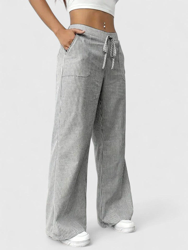 Women's Casual Relaxed Pants Outfit for Work Casual Days Holidays and Everyday Wear