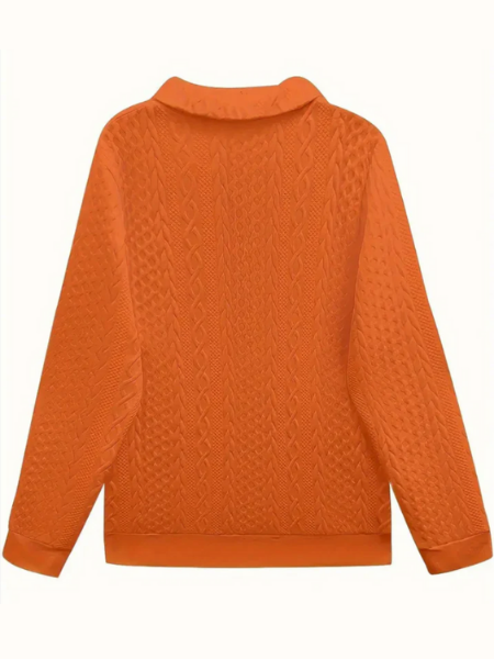 Women's Casual Modern Zip-Up Sweater Knitwear for Autumn Winter Layering Cosy Days and Everyday Wear