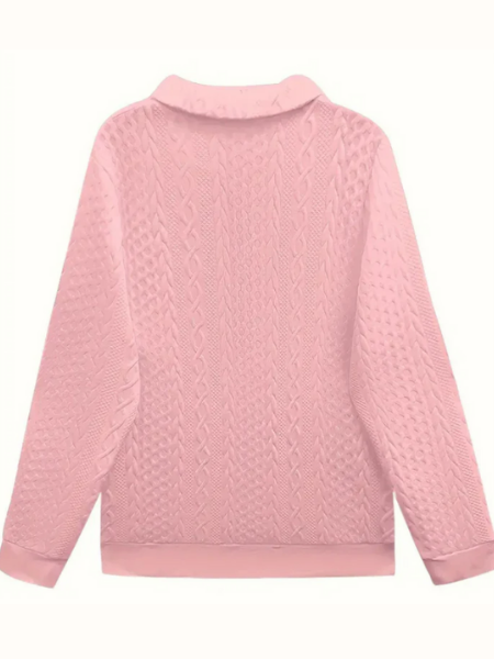 Women's Casual Modern Zip-Up Sweater Knitwear for Autumn Winter Layering Cosy Days and Everyday Wear