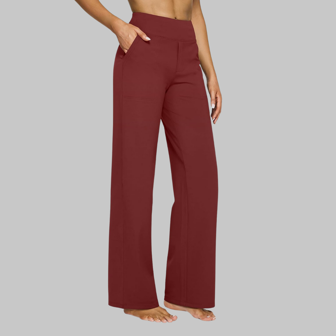 Women's High Waist Wide Leg Pants Outfit for Work Casual Days Holidays and Everyday Wear