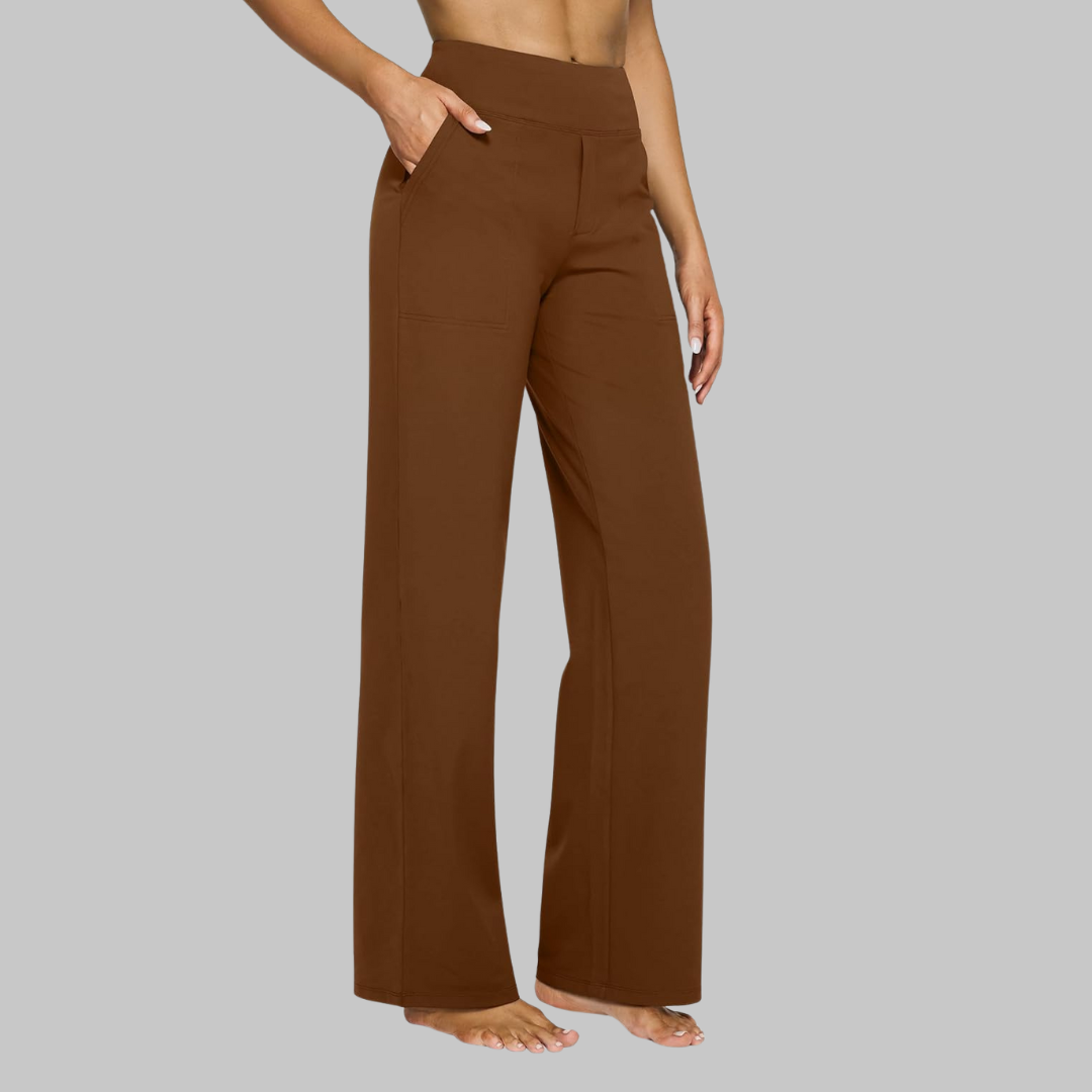 Women's High Waist Wide Leg Pants Outfit for Work Casual Days Holidays and Everyday Wear
