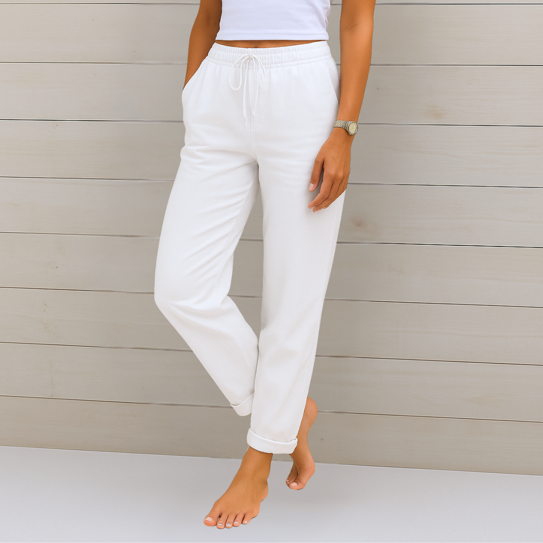 Women's Casual Relaxed Fit Trousers Pants Outfit for Work Casual Days Holidays and Everyday Wear