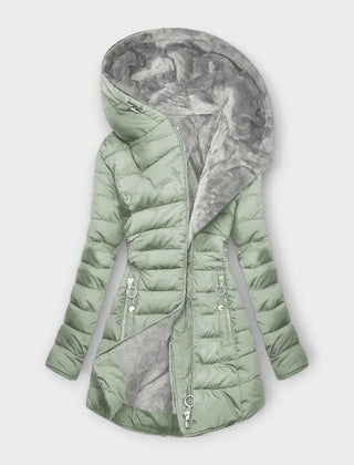Women's Casual Utility Jacket Relaxed Fit Long Sleeve Zip-Up Everyday Wear