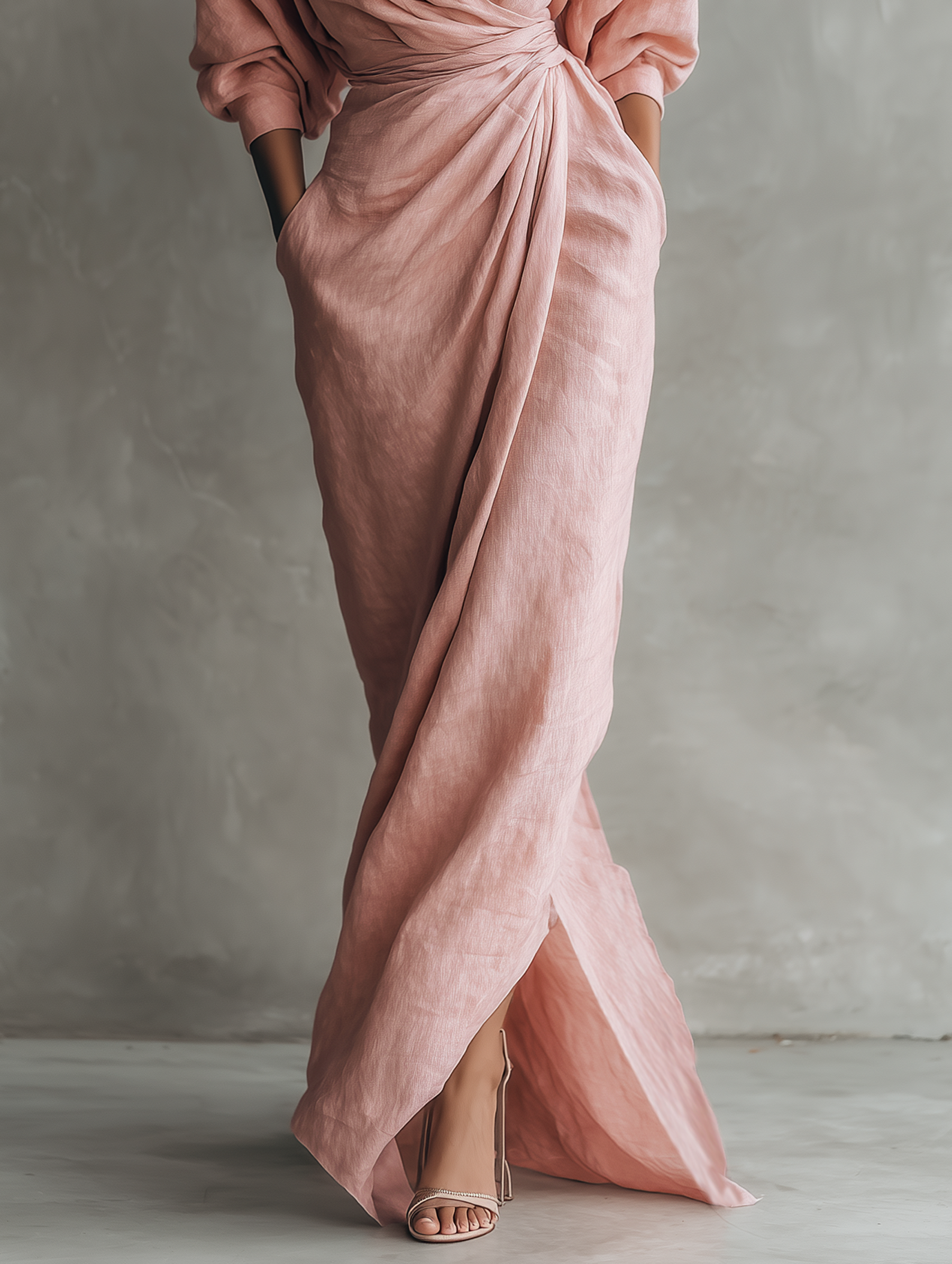 Women's Minimalist Maxi Dress Outfit for Summer Holidays Weddings Parties and Everyday Wear