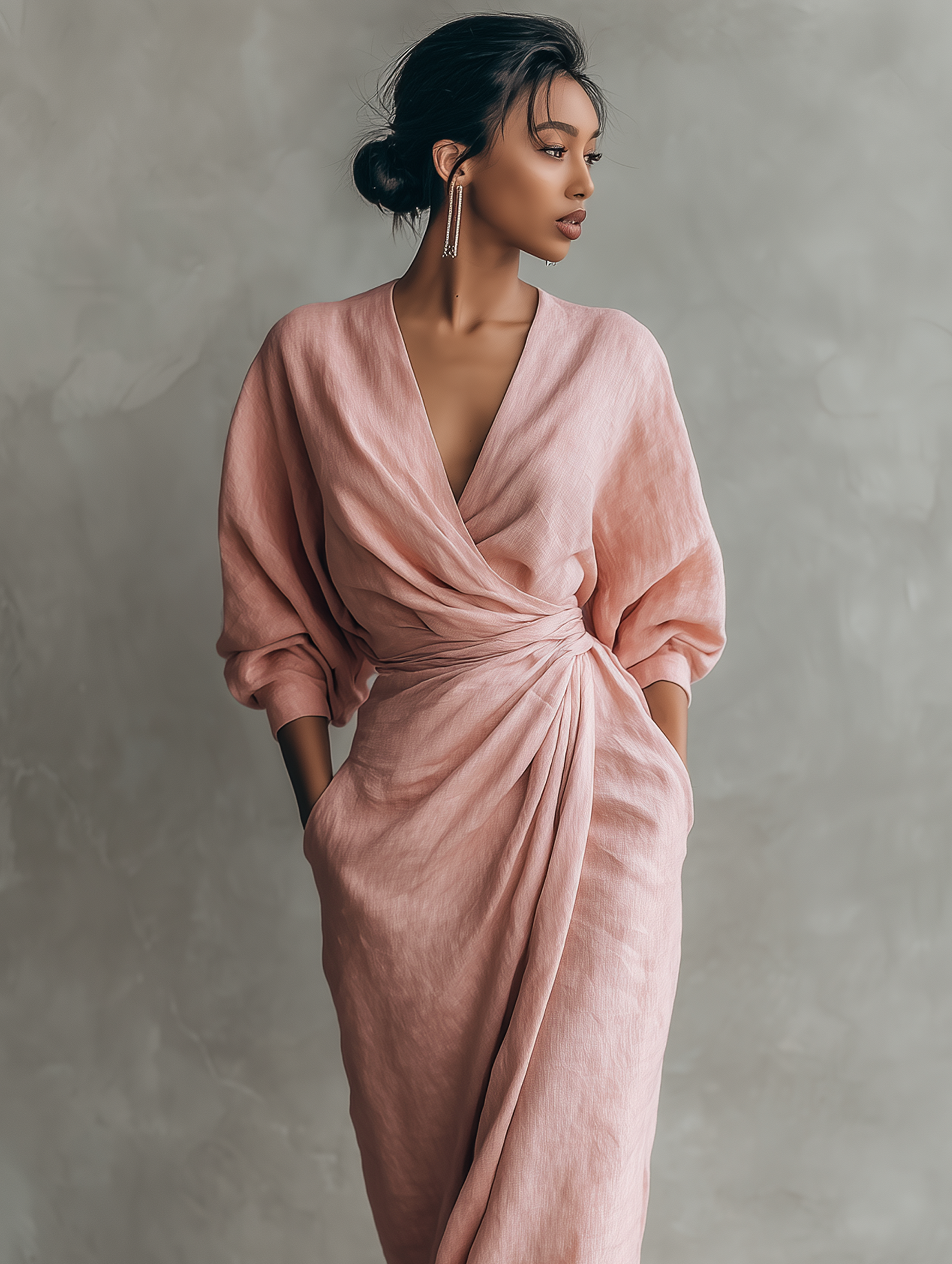 Women's Minimalist Maxi Dress Outfit for Summer Holidays Weddings Parties and Everyday Wear