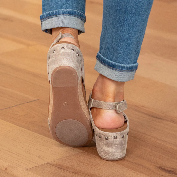 Women’s Stylish Suede Wedge Sandals | Chic Footwear