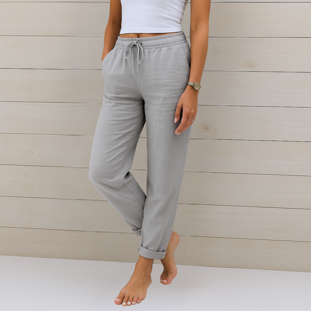 Women's Casual Relaxed Fit Trousers Pants Outfit for Work Casual Days Holidays and Everyday Wear