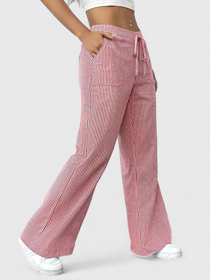 Women's Casual Relaxed Pants Outfit for Work Casual Days Holidays and Everyday Wear