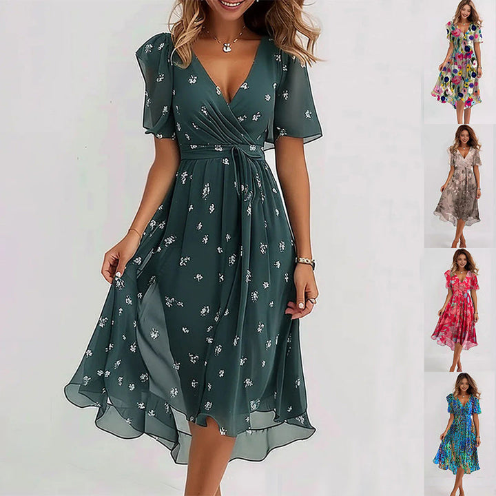 Women’s Colorful Artistic Dress | Midi
