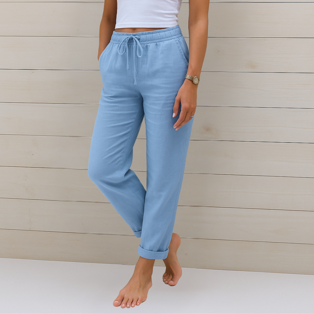 Women's Casual Relaxed Fit Trousers Pants Outfit for Work Casual Days Holidays and Everyday Wear