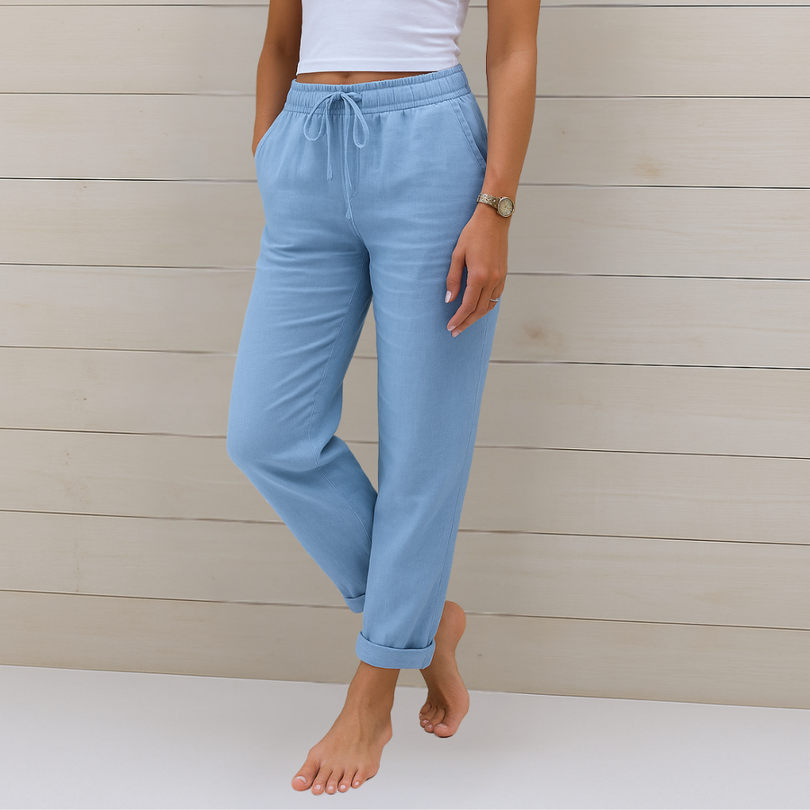 Women's Casual Relaxed Fit Trousers Pants Outfit for Work Casual Days Holidays and Everyday Wear