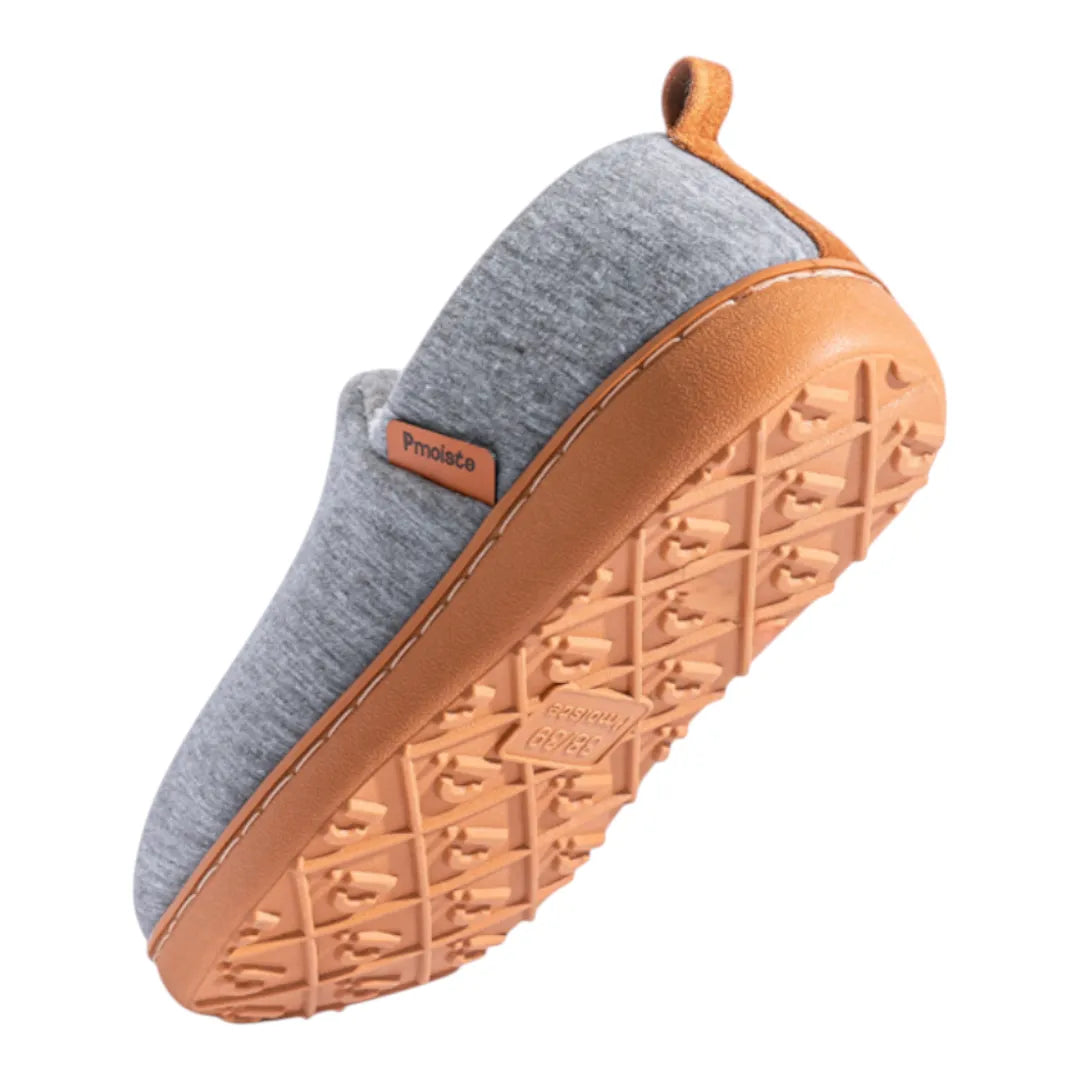 Women's Cozy Hard Sole Slippers Fleece Lined Casual Indoor Footwear