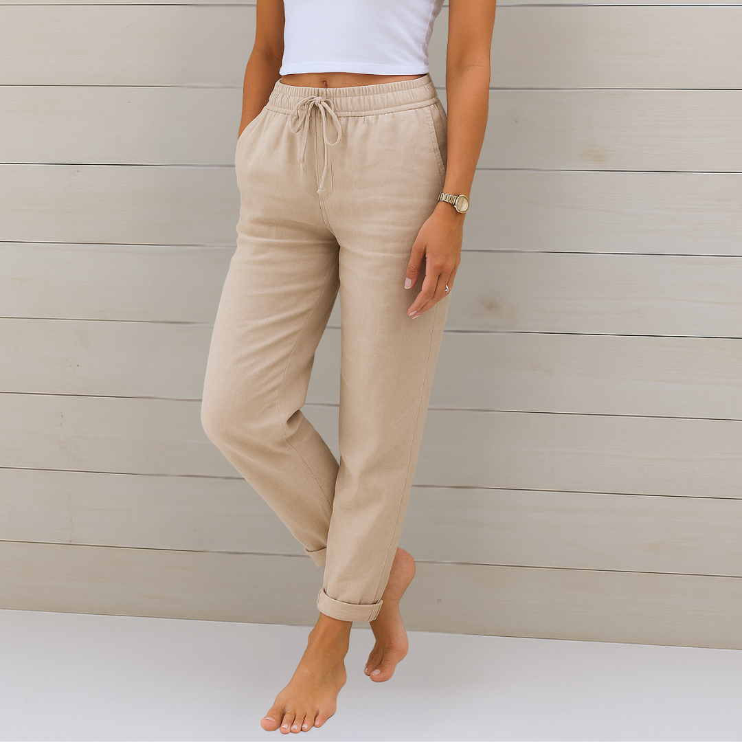 Women's Casual Relaxed Fit Trousers Pants Outfit for Work Casual Days Holidays and Everyday Wear