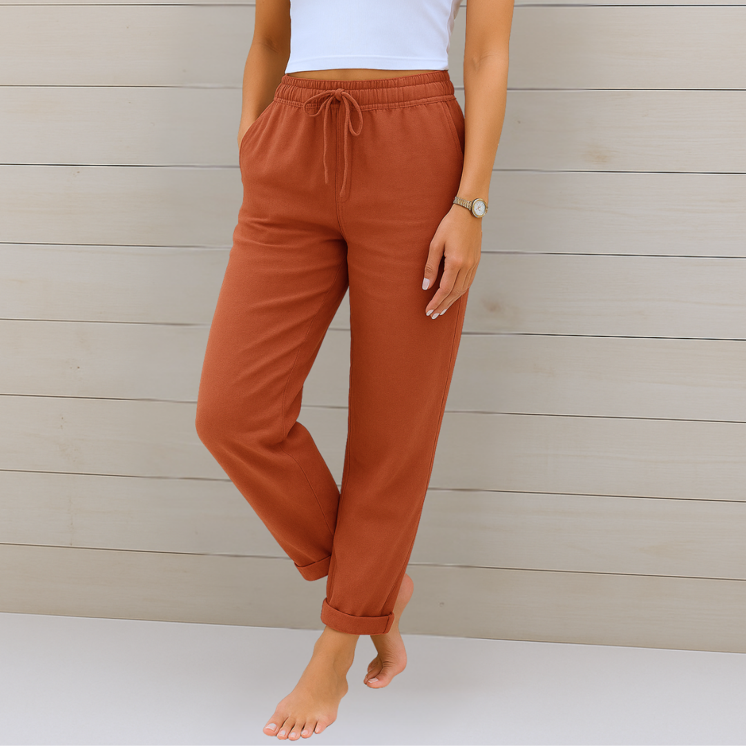 Women's Casual Relaxed Fit Trousers Pants Outfit for Work Casual Days Holidays and Everyday Wear