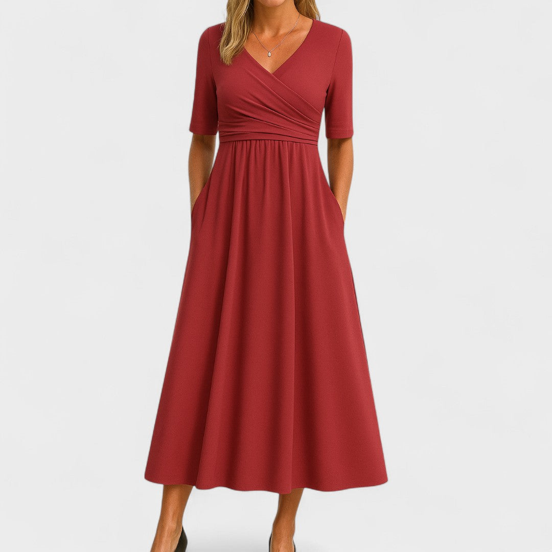 Women's Midi Dress Outfit for Summer Holidays Weddings Parties and Everyday Wear