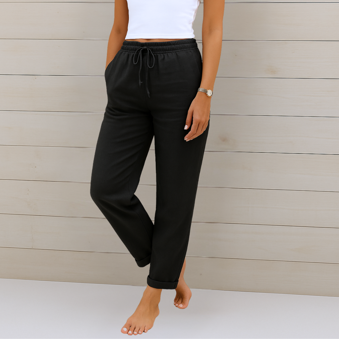 Women's Casual Relaxed Fit Trousers Pants Outfit for Work Casual Days Holidays and Everyday Wear