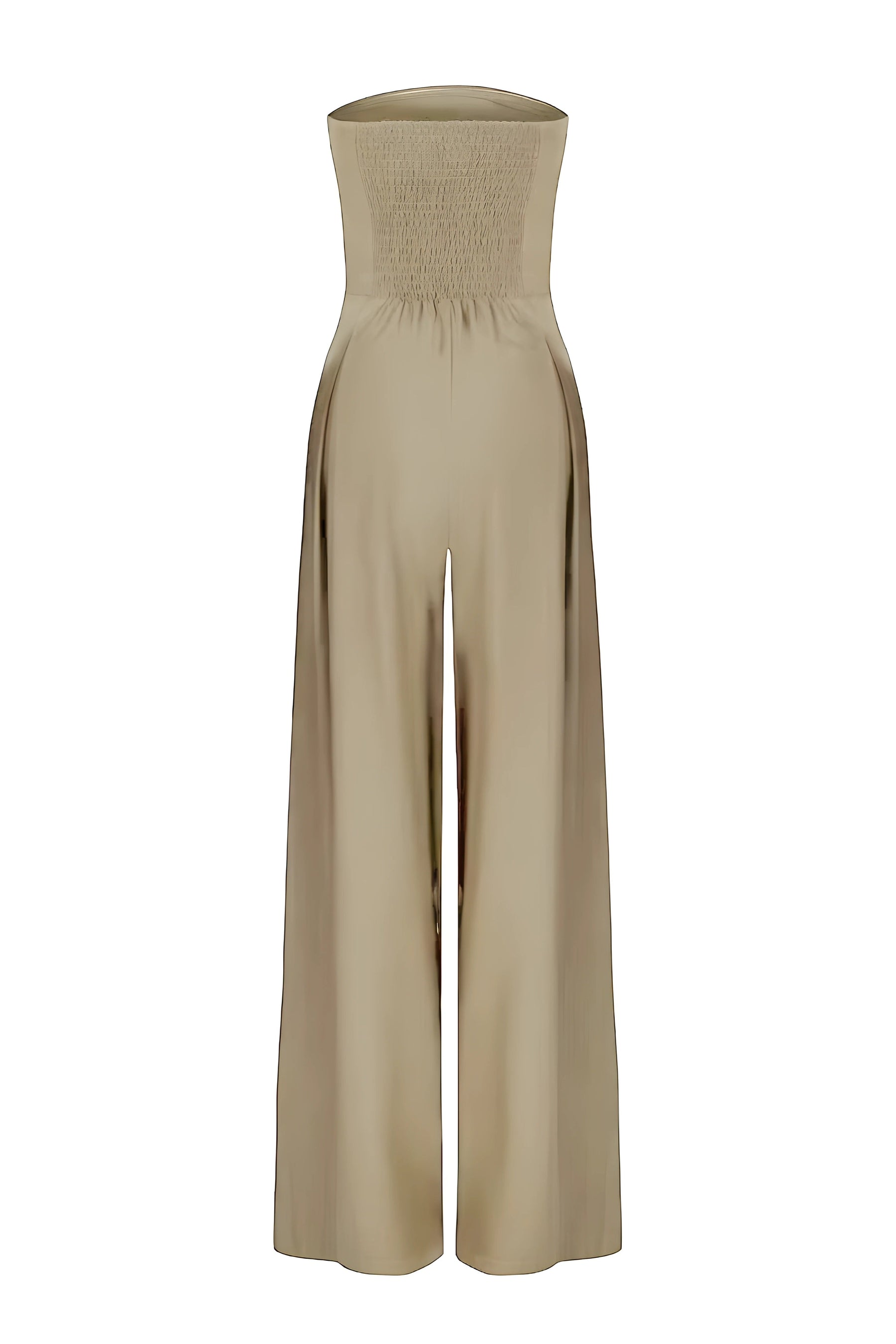 Women's Jumpsuit Strapless Top Outfit for Summer Holidays Parties Brunch and Everyday Wear