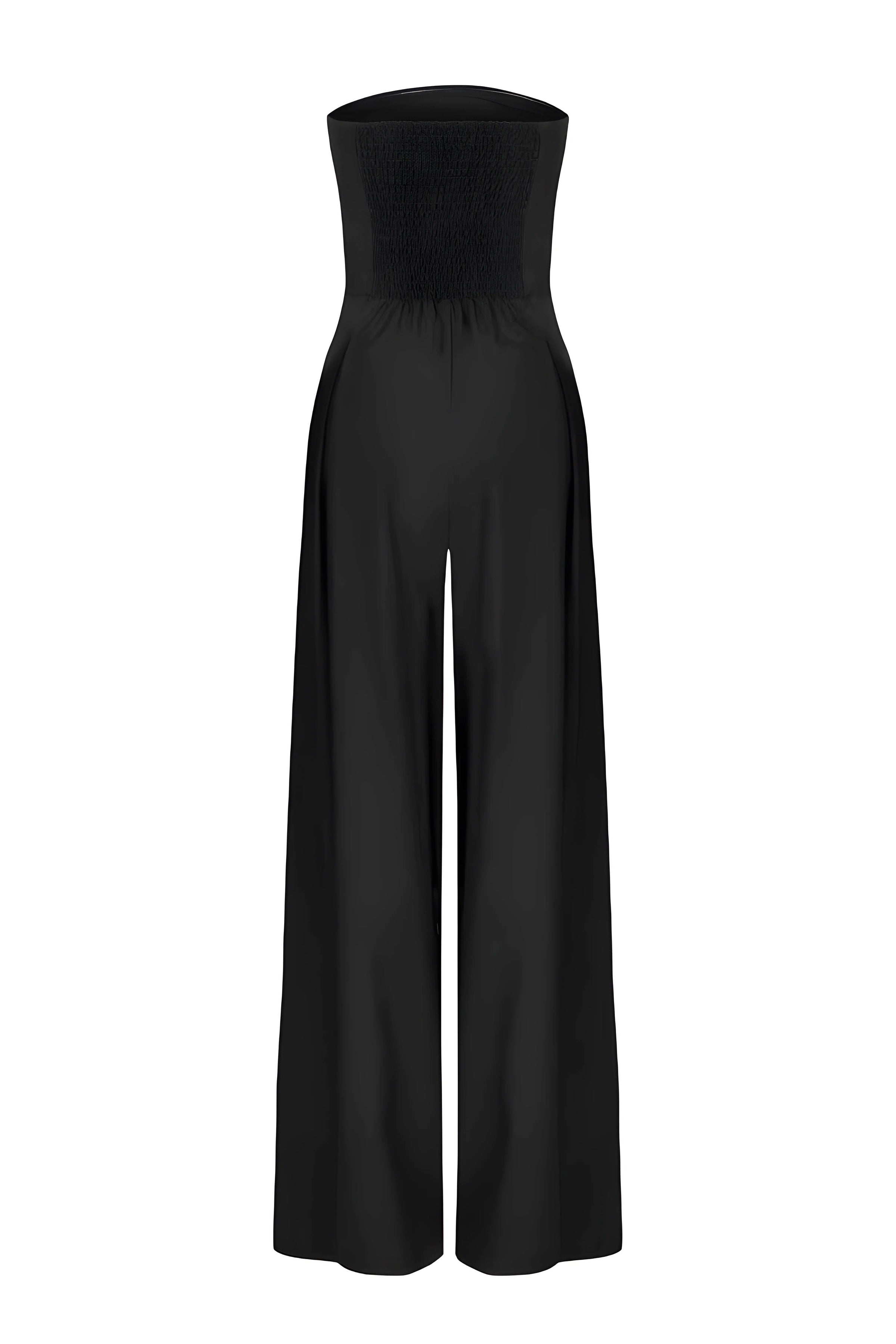 Women's Jumpsuit Strapless Top Outfit for Summer Holidays Parties Brunch and Everyday Wear