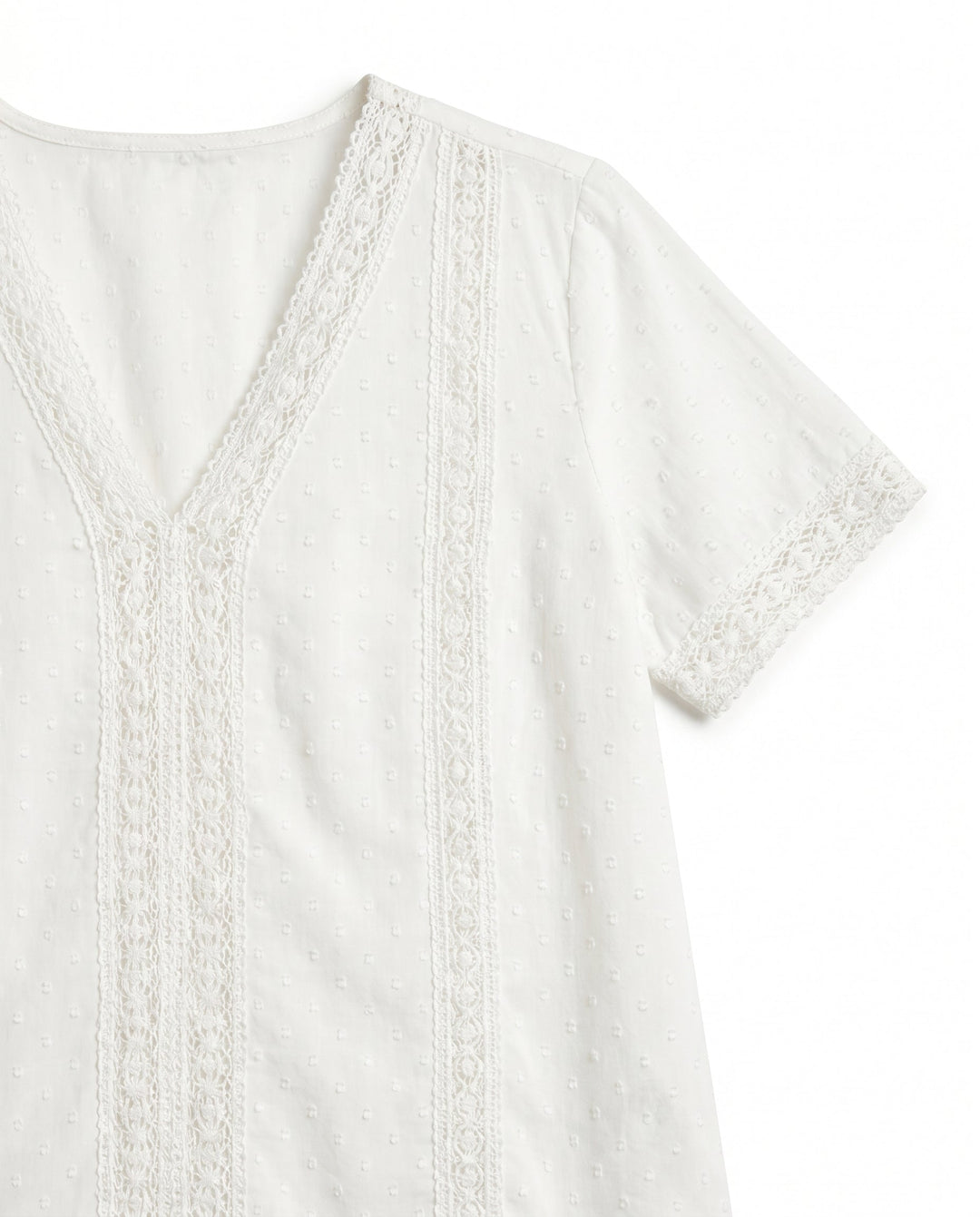 Women’s Elegant Lace Trim Blouse | Stylish