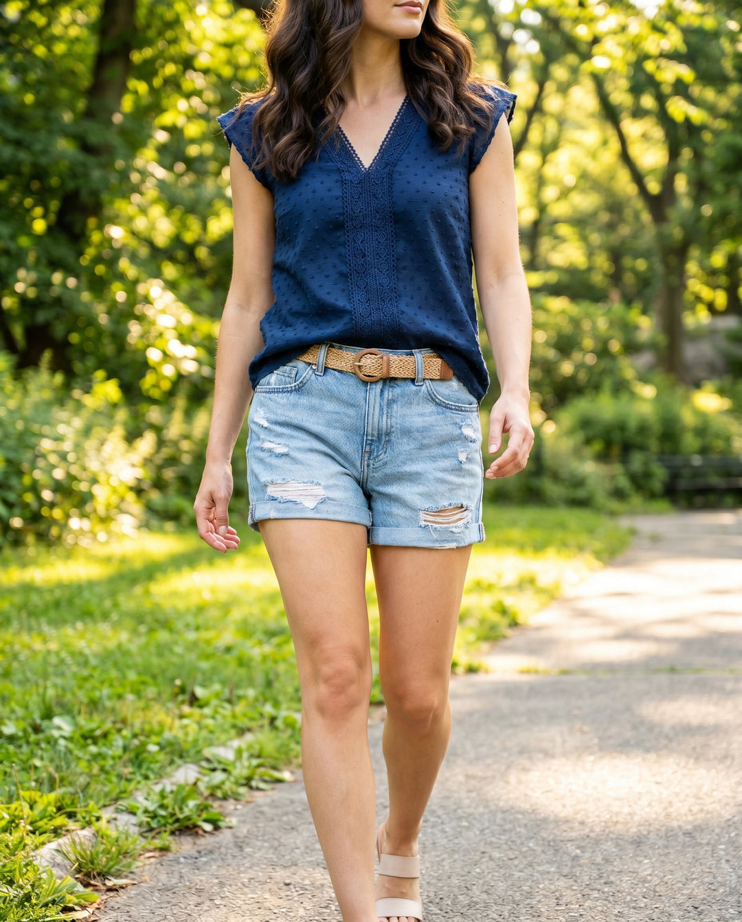 Women’s Elegant Lace Trim Blouse | Stylish
