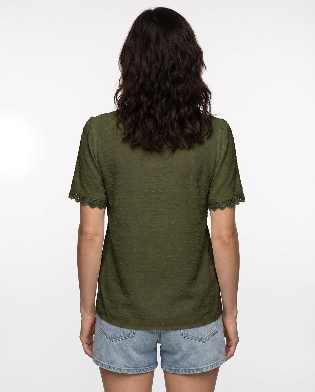 Women’s Elegant Lace Trim Blouse | Stylish