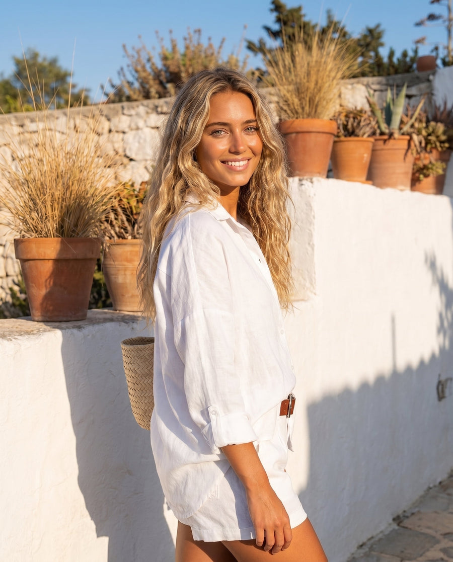 Women's Casual Shirt Outfit for Work Brunch Casual Days and Everyday Wear