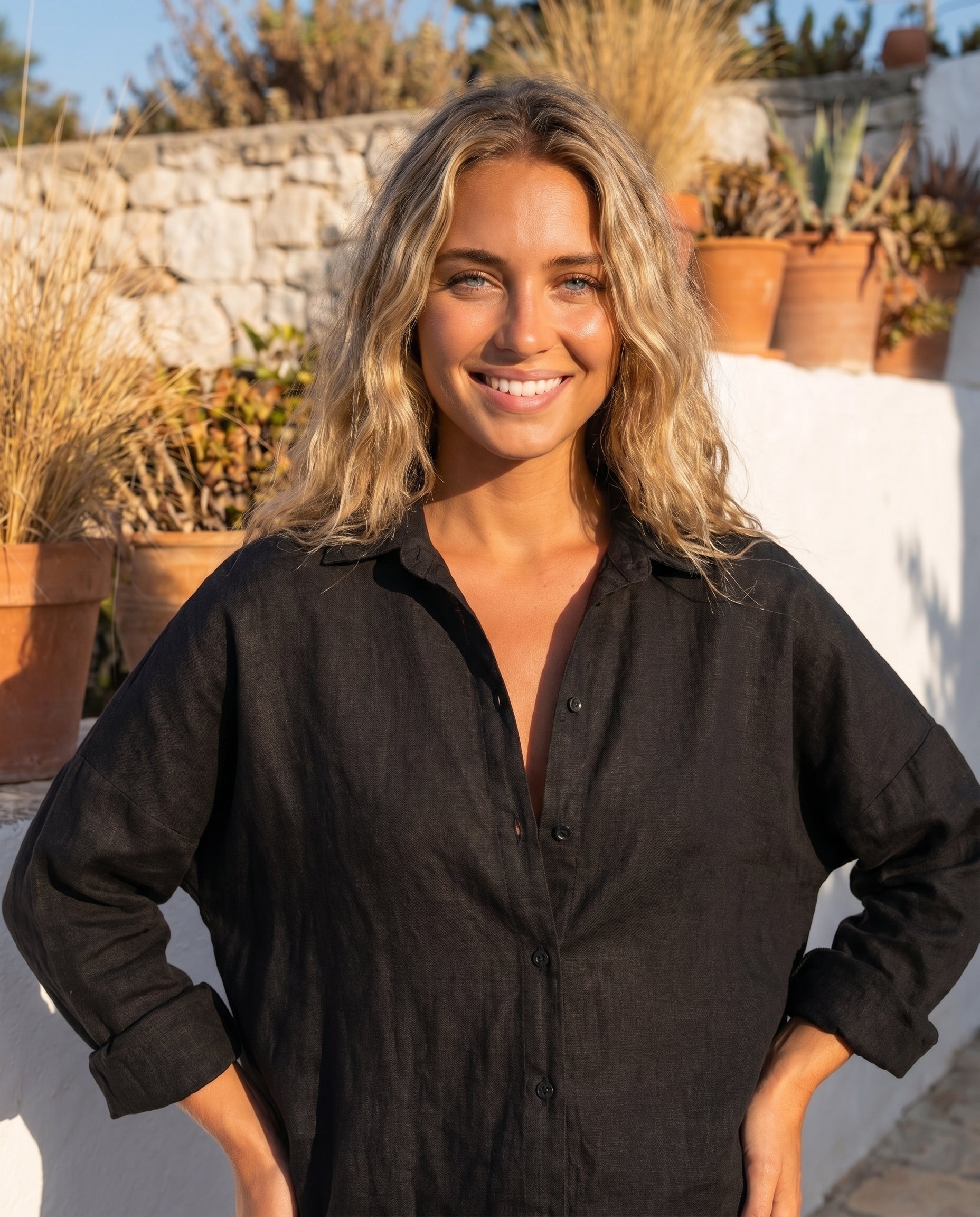 Women's Casual Shirt Outfit for Work Brunch Casual Days and Everyday Wear
