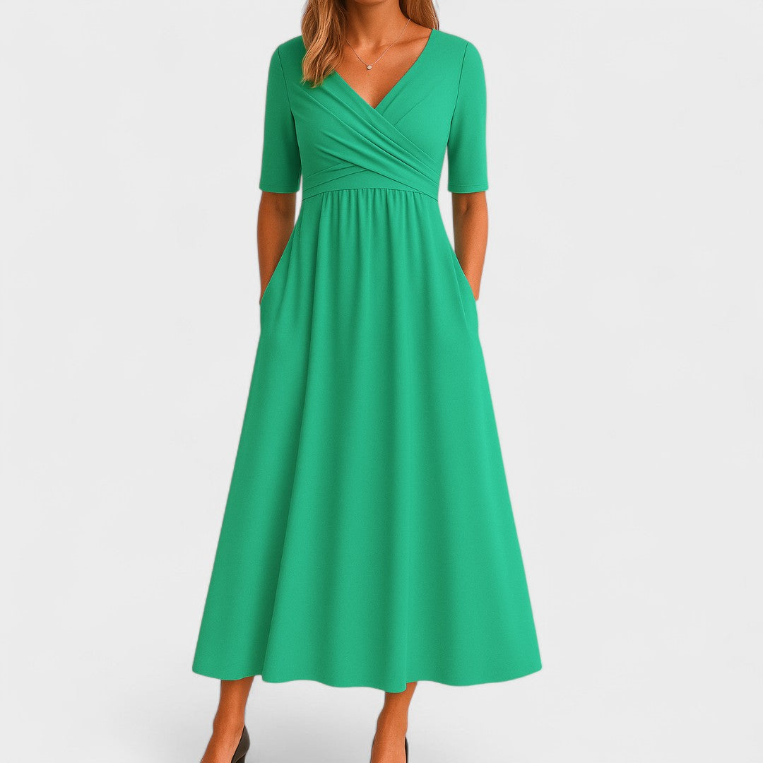 Women's Midi Dress Outfit for Summer Holidays Weddings Parties and Everyday Wear