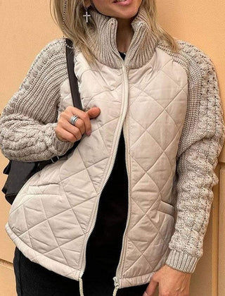 Women's Casual Jacket Relaxed Fit Long Sleeve Zip-Up Everyday Layering