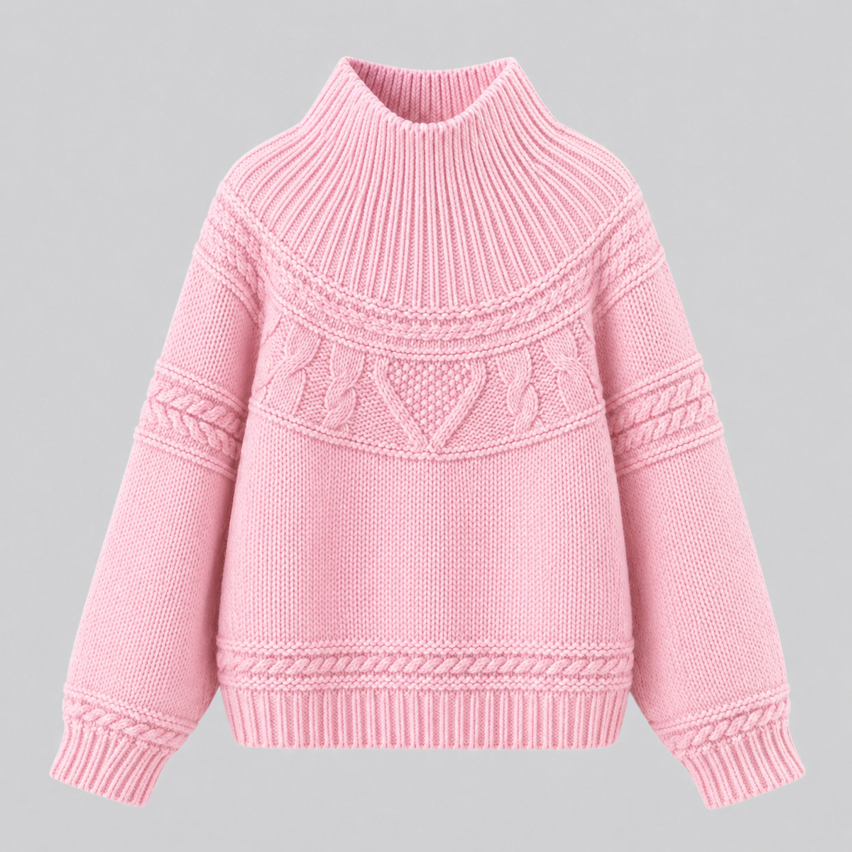 Women's Bohemian Knit Sweater Round Neck Long Sleeve Casual Everyday