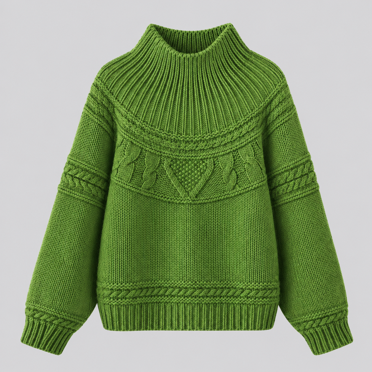 Women's Bohemian Knit Sweater Round Neck Long Sleeve Casual Everyday