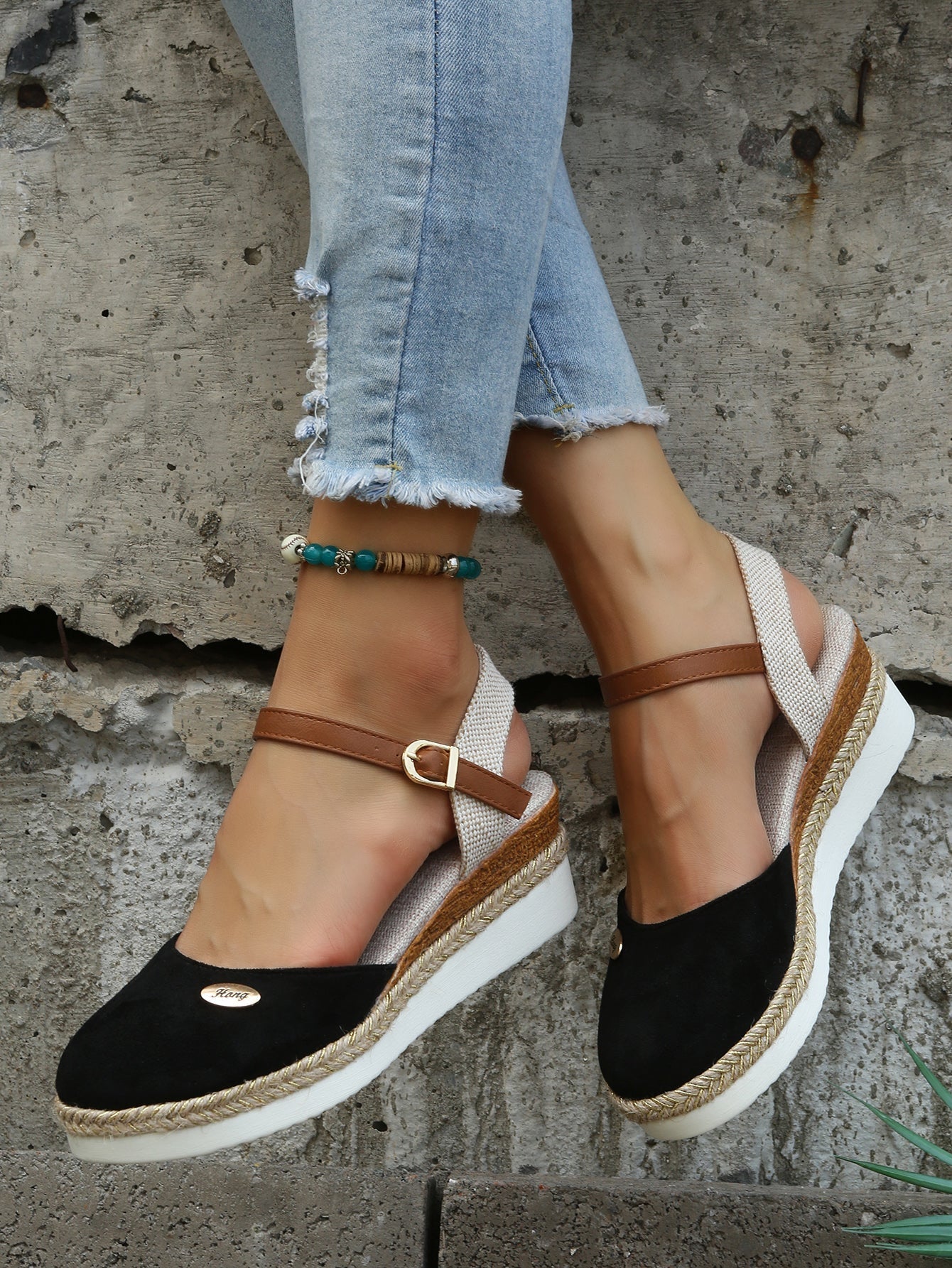Women's Woven Cushioned Casual Footwear Sandals Footwear for Summer Holidays Weddings Parties and Everyday Wear