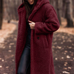 Women's Classic Winter Coat Tailored Fit Long Sleeve Button Closure Stylish Warmth