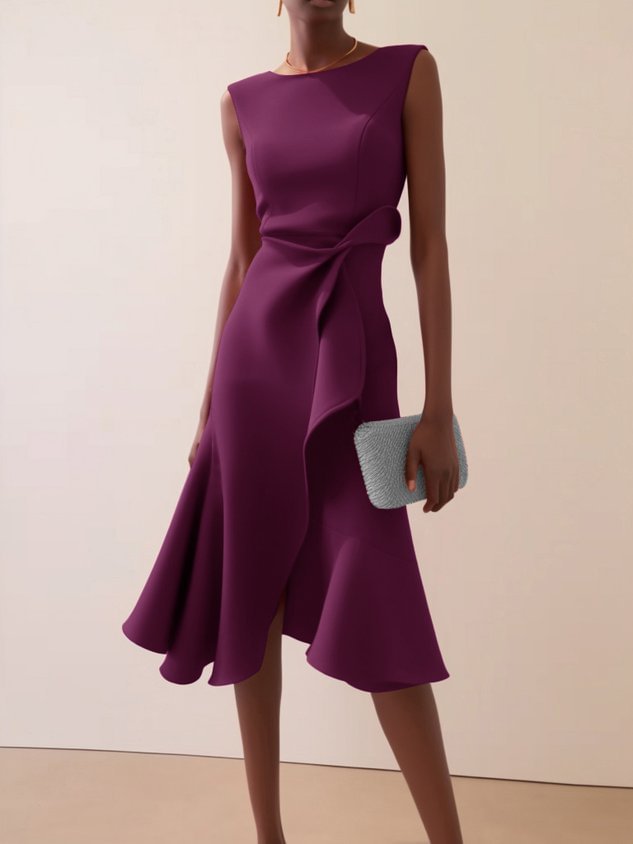Women's Casual Midi Dress Outfit for Summer Holidays Weddings Parties and Everyday Wear