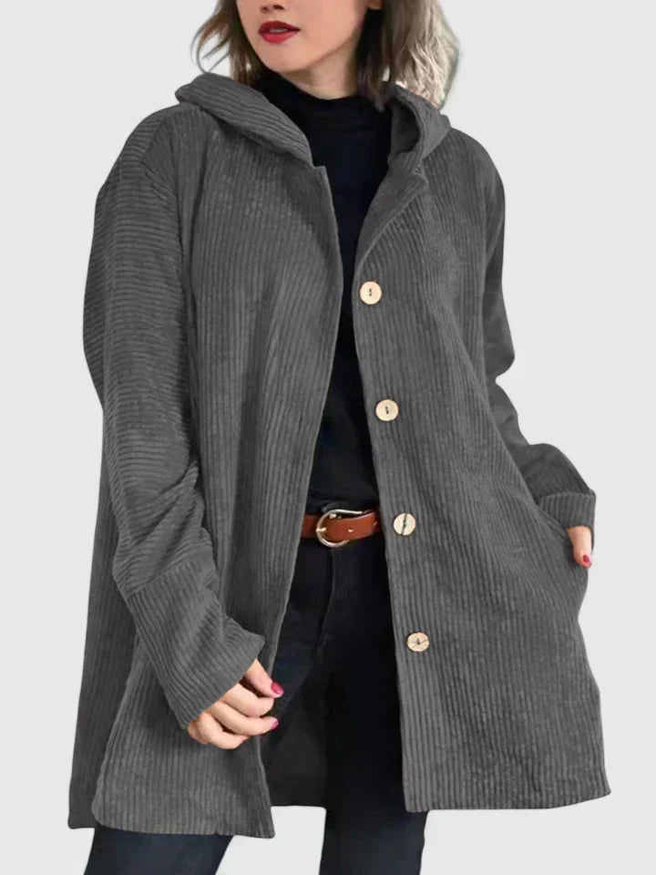 Women's Casual Jacket Relaxed Fit Long Sleeve Zip-Up Everyday Wear