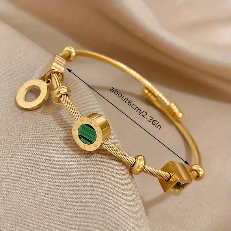 Women's Gold Bracelet Statement Jewellery Jewelry Gift for Women Weddings Parties Prom and Everyday Wear
