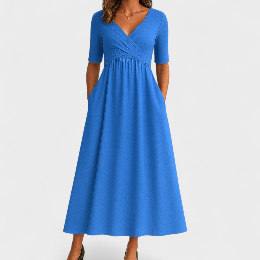 Women's Midi Dress Outfit for Summer Holidays Weddings Parties and Everyday Wear