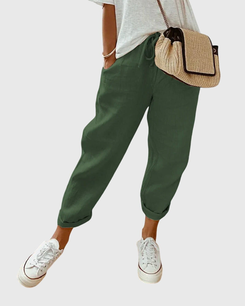 Women's Tailored Pants Outfit for Work Casual Days Holidays and Everyday Wear