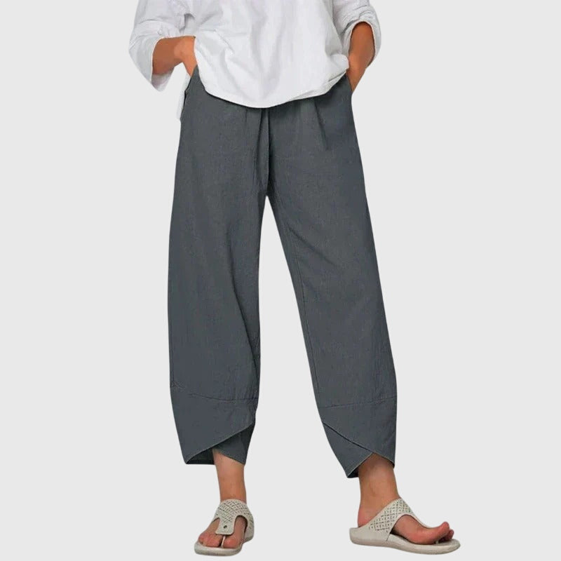 Women's Relaxed Pants Outfit for Work Casual Days Holidays and Everyday Wear