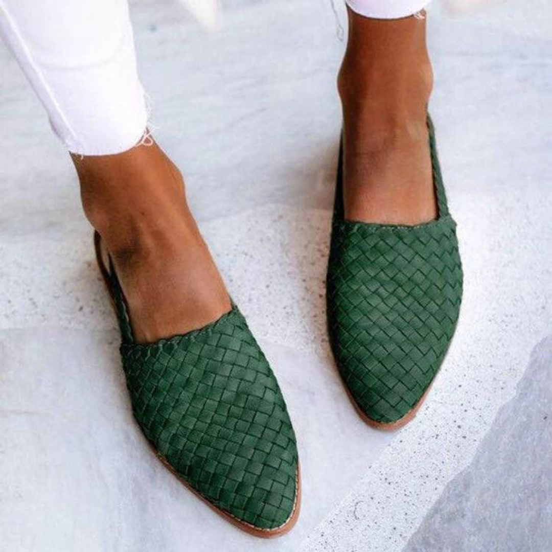 Women's Woven Loafers Footwear for Summer Holidays Weddings Parties and Everyday Wear