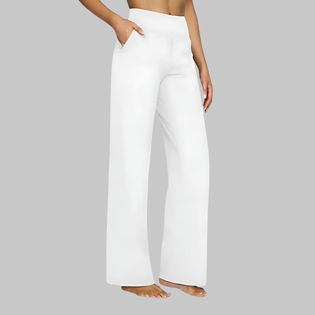Women's High Waist Wide Leg Pants Outfit for Work Casual Days Holidays and Everyday Wear