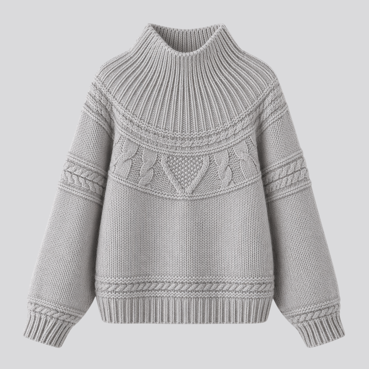 Women's Bohemian Knit Sweater Round Neck Long Sleeve Casual Everyday