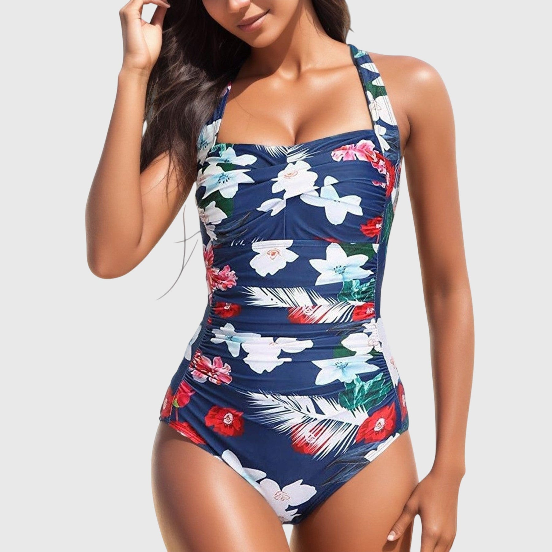 Women's One-Piece Swimsuit Swimwear for the Beach Poolside Holidays and Summer Sunbathing