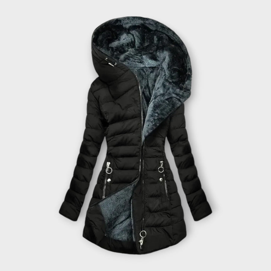 Women's Casual Utility Jacket Relaxed Fit Long Sleeve Zip-Up Everyday Wear