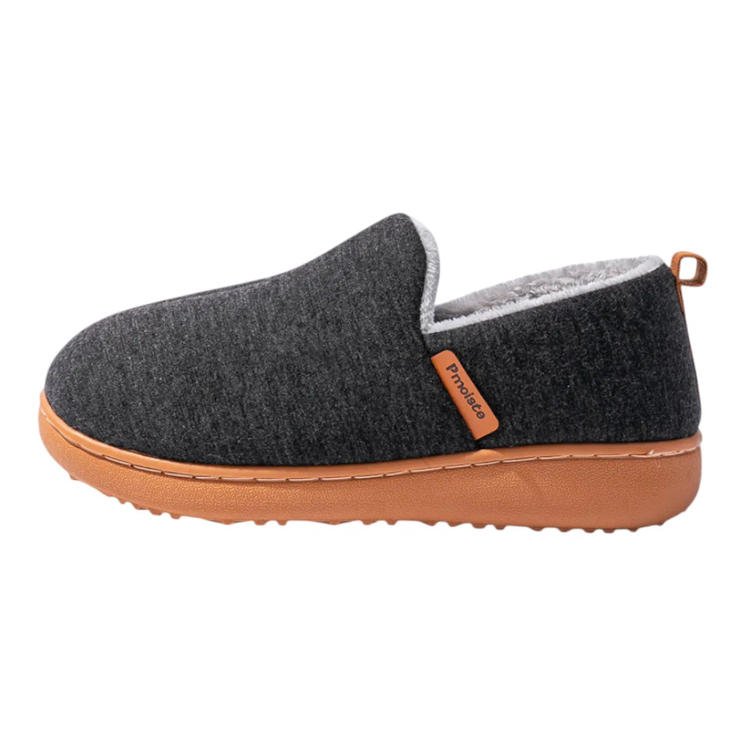 Women's Cozy Hard Sole Slippers Fleece Lined Casual Indoor Footwear