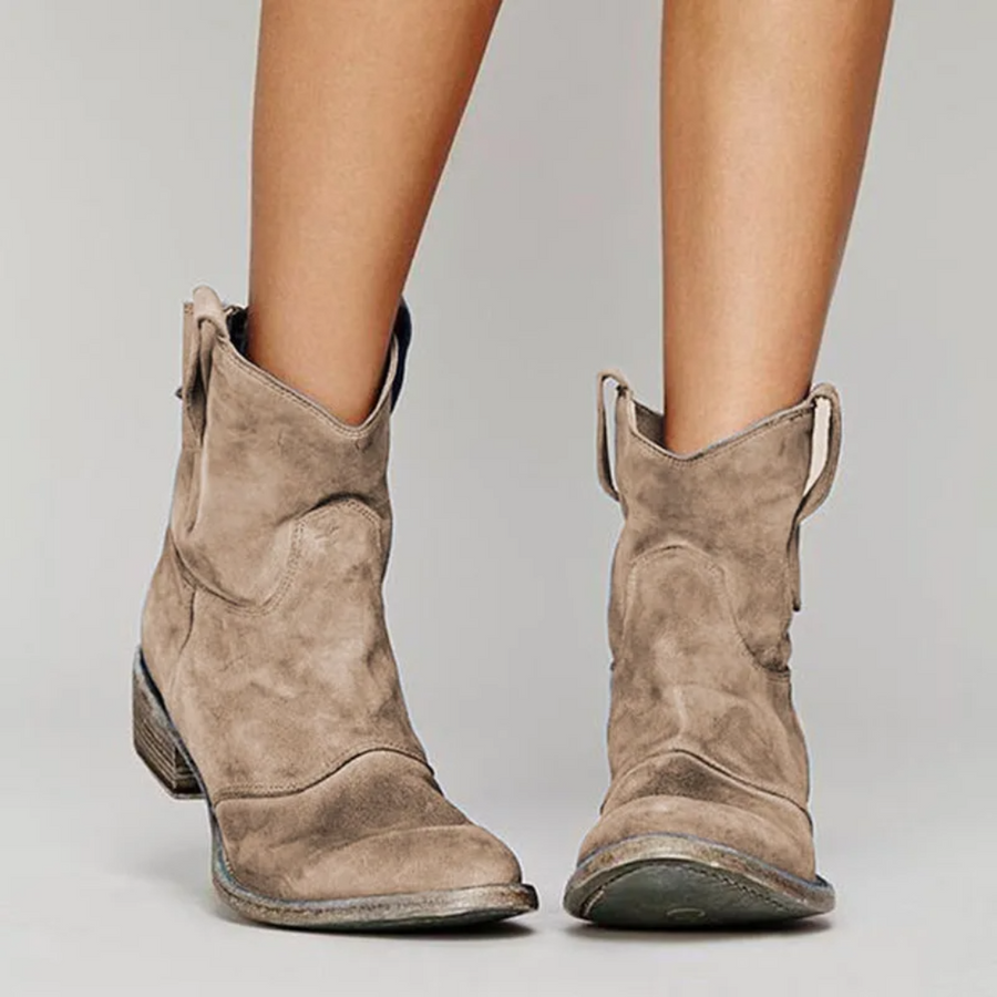 Women's Suede Ankle Footwear Boots Footwear for Summer Holidays Weddings Parties and Everyday Wear