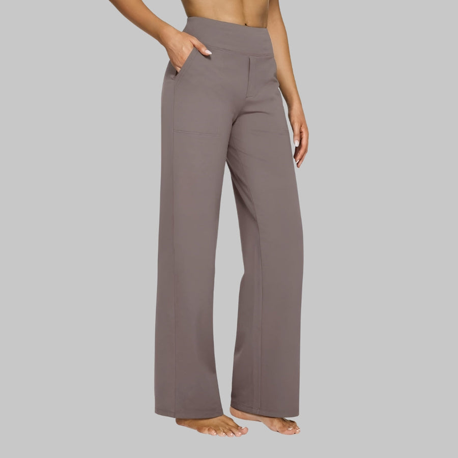 Women's High Waist Wide Leg Pants Outfit for Work Casual Days Holidays and Everyday Wear