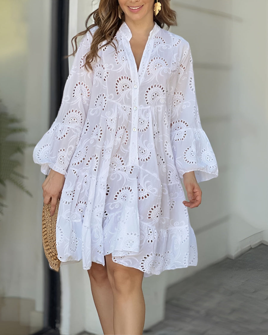 Women's Flowy Tummy Control Casual Summer Dress Outfit for Summer Holidays Weddings Parties and Everyday Wear